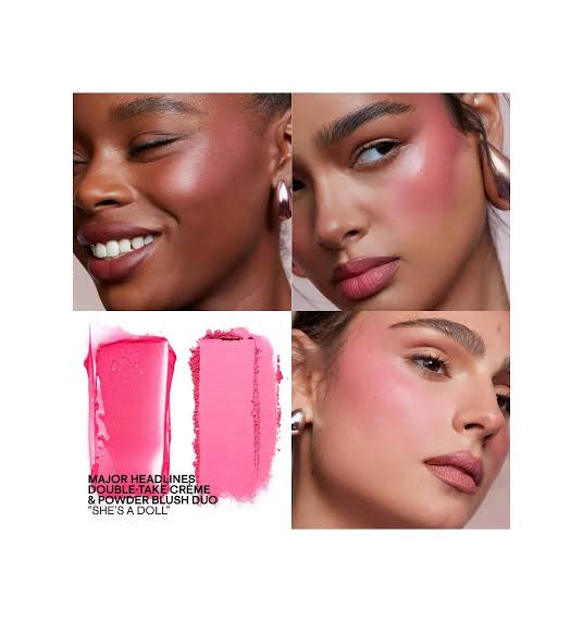 Double- Take Creme & Powder Blush/She’s A Doll- Patrick Ta