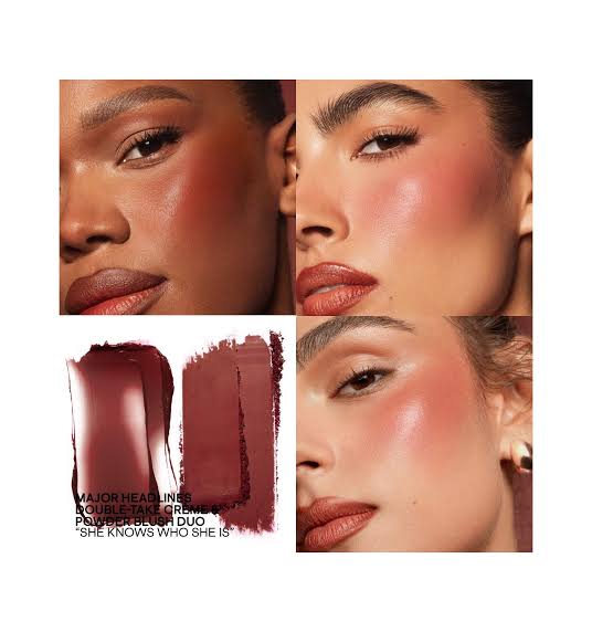 Double-Take Creme & Powder Blush / She Knows Who She Is - Patrick Ta.