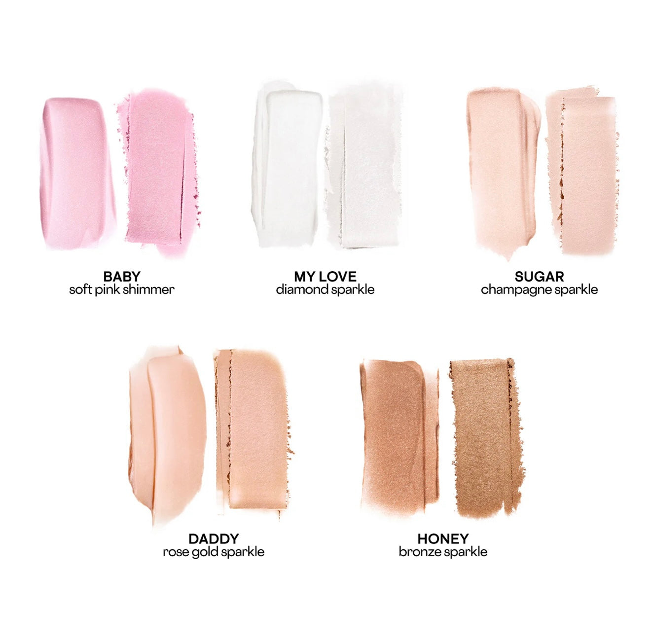 Major Glow Crème & Powder Light Reflecting Translucent Highlighter Duo/ Baby- Patrick Ta