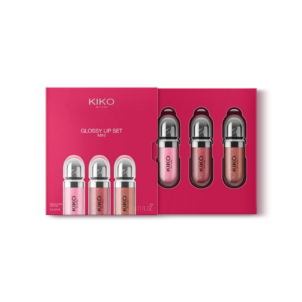 KIKO MILANO Glossy Lip Set Mini Glosses 3pzs
