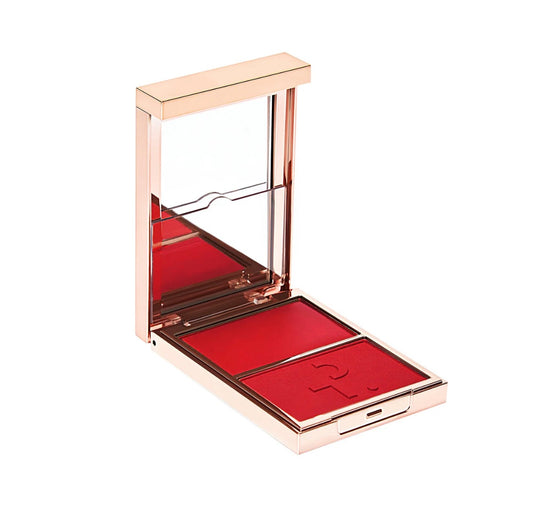 Double- Take Creme & Powder Blush/ She Left Me On Red-Patrick Ta