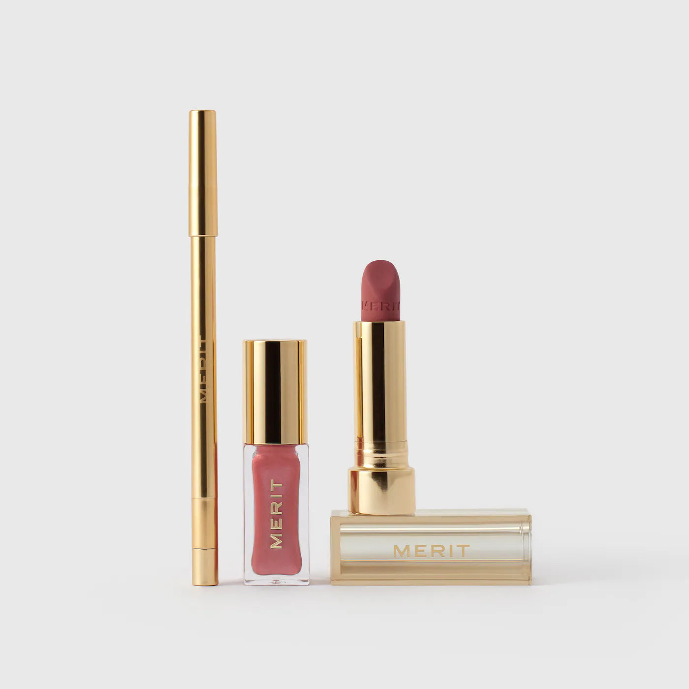 MERIT The Archival Lip Essentials Gift Set