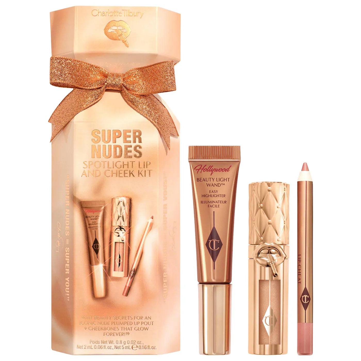 Charlotte Tilbury Super Nudes Spotlight Lip and Cheek Kit
