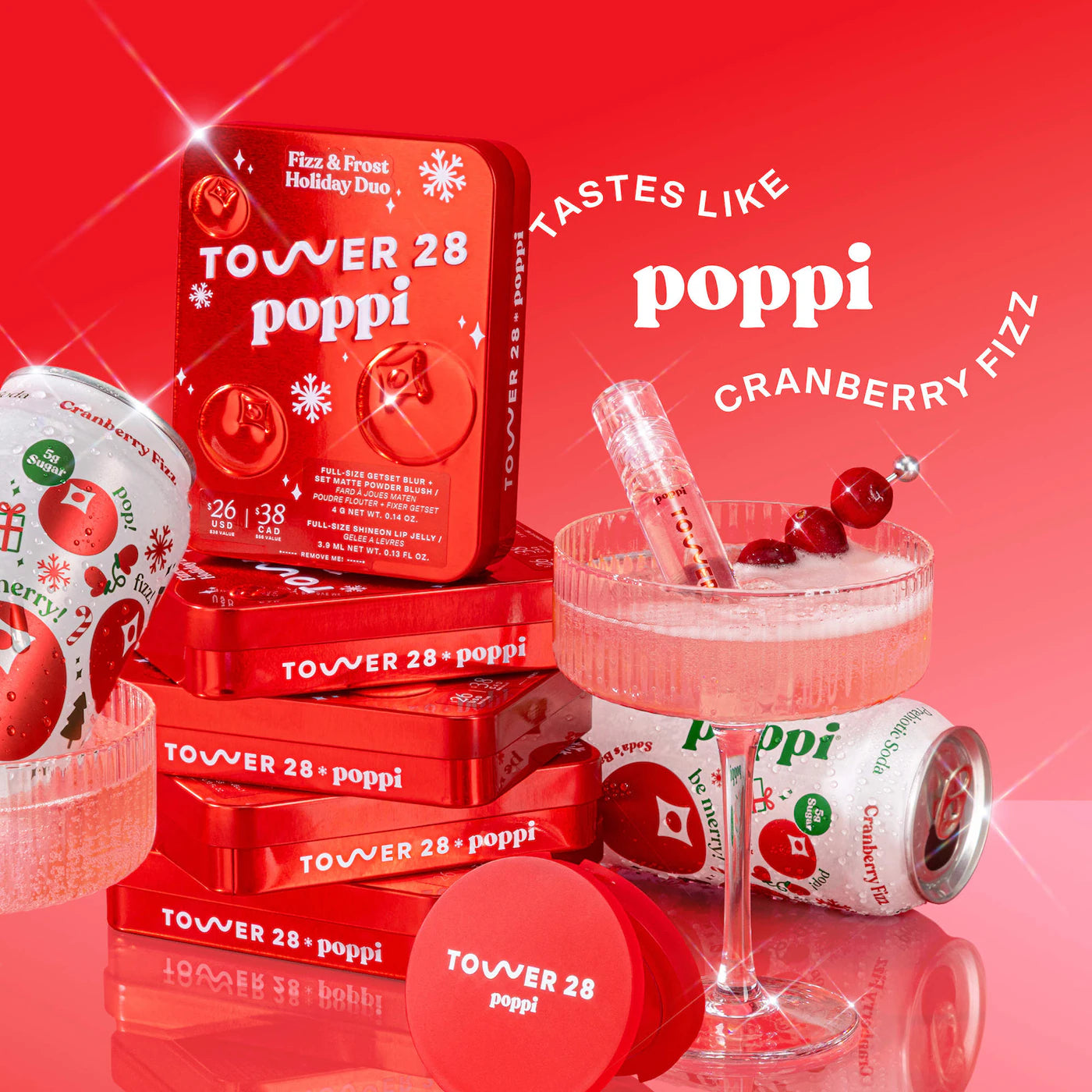 Tower 28 Beauty Tower 28 x poppi Fizz + Frost Holiday Duo