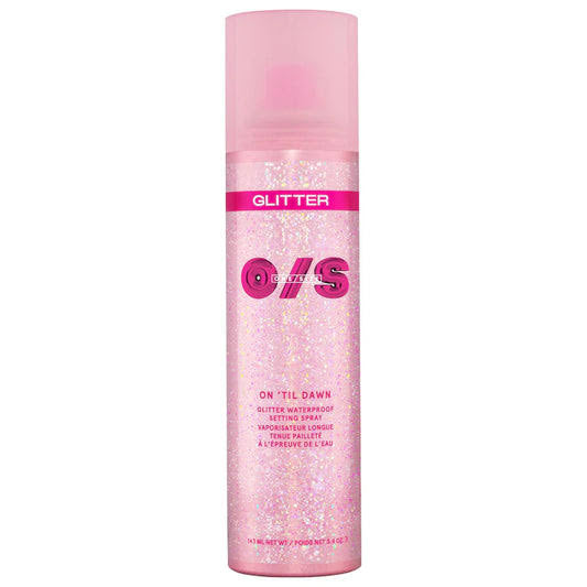 Fijador De Maquillaje One Size Con Glitter Waterproof- 3.4 Oz/ 143 ml
