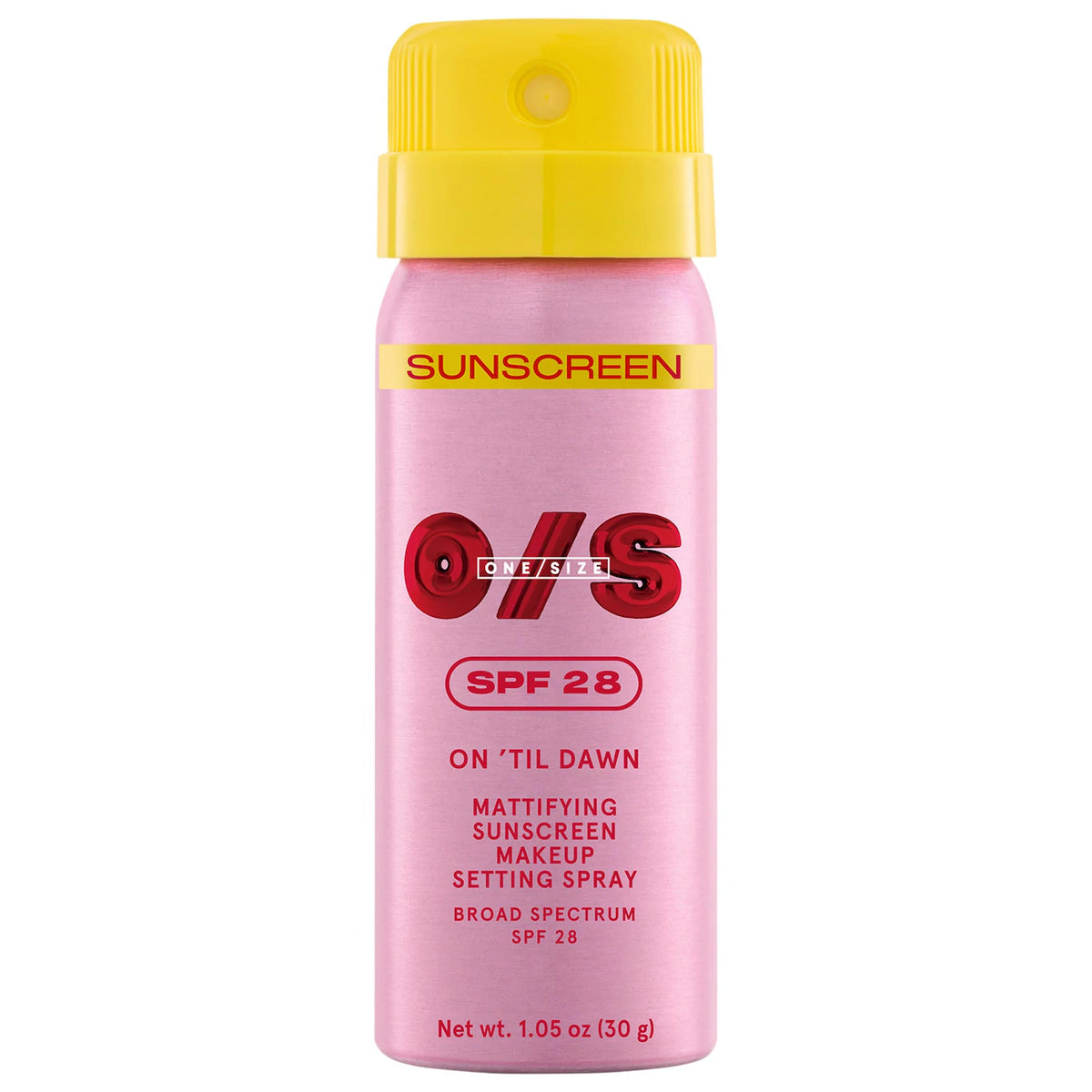 One Size Fijador Maquillaje Con Bloqueador Spf 28 Mini