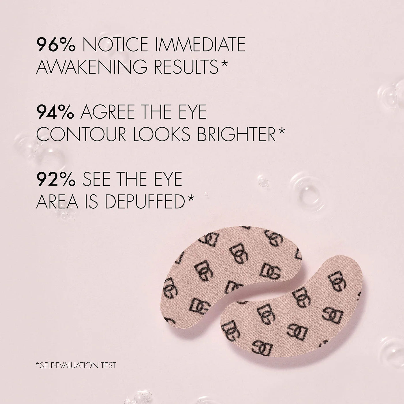 Dolce&Gabbana No-Puff Caffeine Eye Patches Depuffing & Brightening Gel Pads with Adenosine **PRE ORDER**