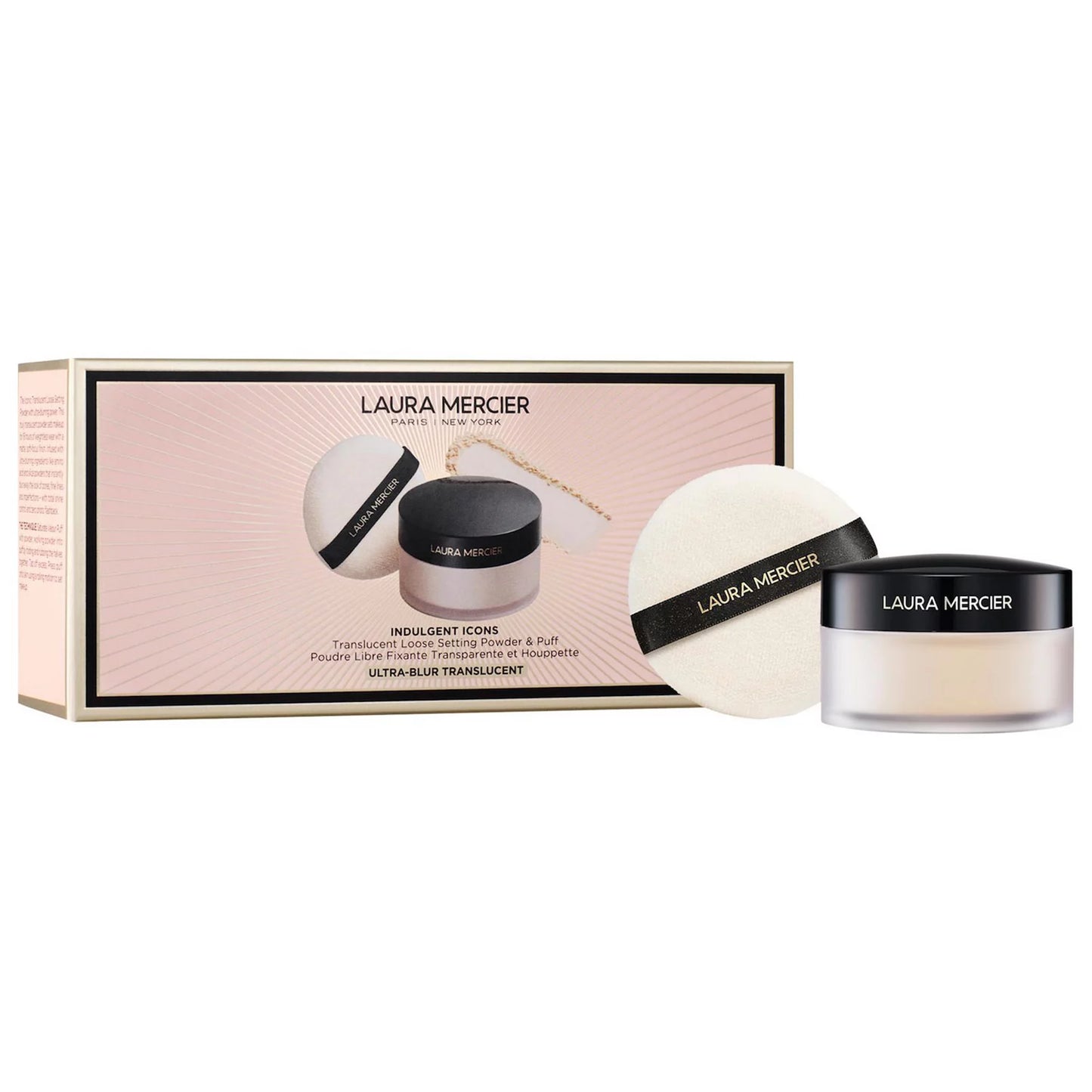 Laura Mercier Polvo Translucent Loose Setting Powder & Velour Puff Duo Gift Set